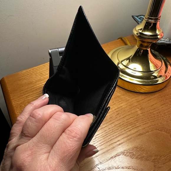 Celine Black Macadam Double Snap Wallet. EUC. - Picture 4 of 7